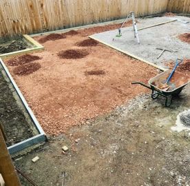 Garden before landscaping 